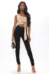 Tall Drive To The Ocean Jeans - Black