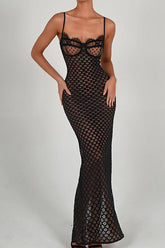 Belindia Maxikleid aus Spitze