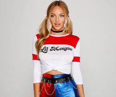 Lil Harlequin Monster Colorblock-T-Shirt