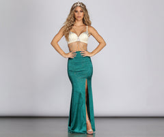 Unter dem Meer Satin Meerjungfrau Rock