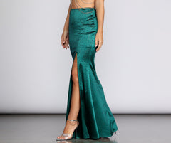 Unter dem Meer Satin Meerjungfrau Rock