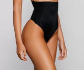 Sleek Silhouette High Waist Shaper Thong