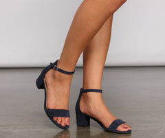 Basic And Chic Low Block Heels Newgew