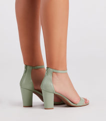 Classic Perfection Block Heels Newgew