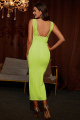 Weißes Maxi-Bandage-Kleid „Verona“