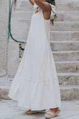 Solid Flounce Spaghetti Strap Cake Skirt Dresses Ins Street