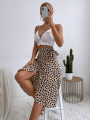Temperament Polka Dot Print Split Rock trendy