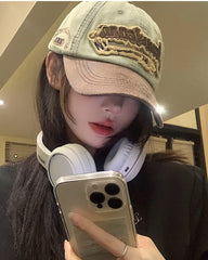 Amerikanische Denim-Cap