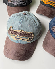 Amerikanische Denim-Cap