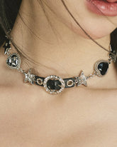 Shiny Hearty Butterfly Necklace