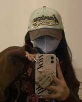 Amerikanische Denim-Cap