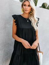 Round Neck Sleeveless Casual Cake Dress