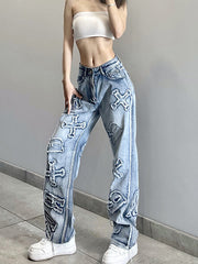 Relaxed Straight Casual Pants