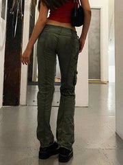 Cargohose mit Reißverschlusstaschen