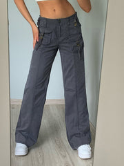 Cargohose mit Reißverschlusstaschen