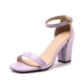 Essential Sleek Faux Suede Block Heels