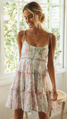 Unseasonably Warm Tiered Babydoll Dress ENC-001