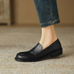 Handgefertigte Loafer Bequeme Lederschuhe