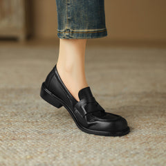 Handgefertigte Loafer Bequeme Lederschuhe