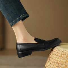 Handgefertigte Loafer Bequeme Lederschuhe
