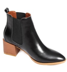 Damen Chelsea-Stiefeletten mit Blockabsatz aus Wildleder