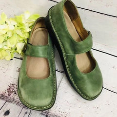 Alegria Paloma – Grüne Mary-Jane-Loafer
