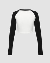 Langarmshirt mit Engelchen-Motiv