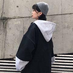 Lockerer warmer Hip-Hop-Hoodie