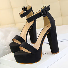 A Little Boost PVC Block Platform Heels Newgew