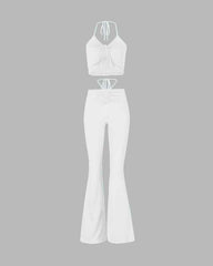 Chestnut Sunbath Halter Coord