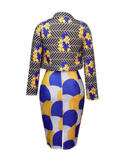 Zweiteilige Kurzmäntel und figurbetonte Midiröcke