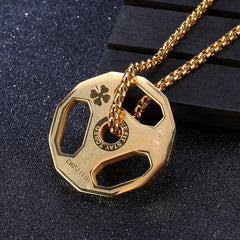 Cool Men's Dumbbell Pendant