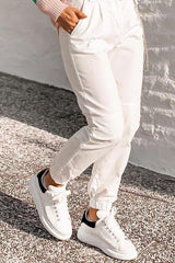 Lace Up White Sneakers Newgew