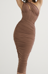 Lilian Korsett-Midikleid