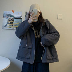 Preppy Reversible Lambswool Hooded Jacket