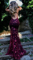 Antonia Maxi Dress - Wine LUXX-001