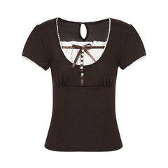 French Maid Crop Top