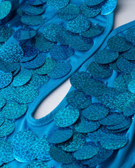 Kleid mit strahlendem Paillettenbesatz