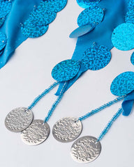 Kleid mit strahlendem Paillettenbesatz