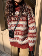 Christmas Jacquard Knit Sweater