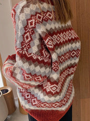 Christmas Jacquard Knit Sweater