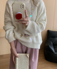 Too Cool – Strickpullover mit Pailletten