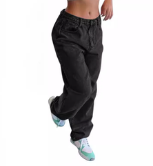 Sugar Daddy Slouch Fit Jeans – Hellblaue Waschung