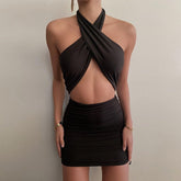 Linda Neckholderkleid mit Cut-Out