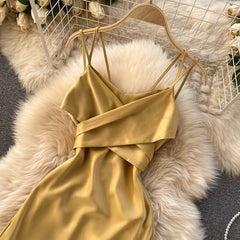 Modische süße Satin-Partykleider