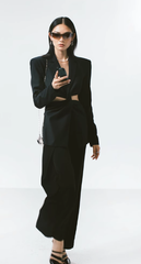 JACKE MIT VERDREHTEN CUT-OUTS - SCHWARZ