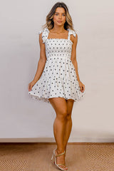 Polka Dot Printed Summer Dress Ins Street