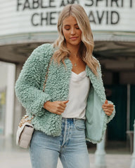 Madrid Kunstpelzjacke mit Taschen