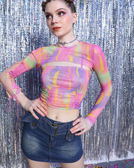 Brat-Jeansrock mit Gürtel