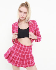 Boujee Cropped Blazer Coord